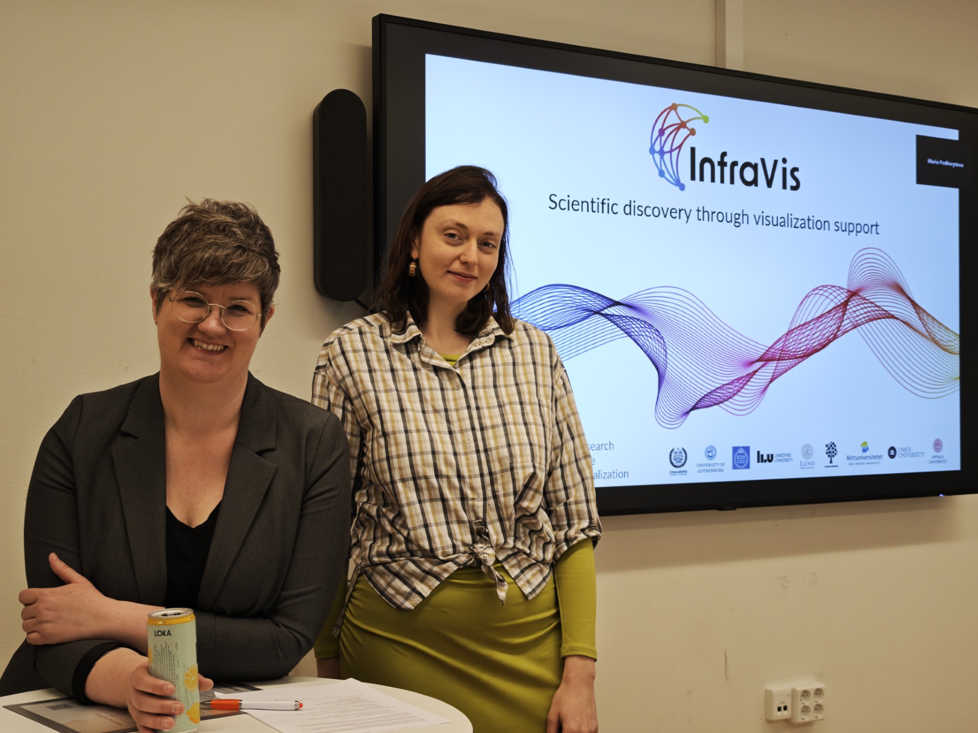 InfraVis Presented at SciLifeLab Lunch Seminar