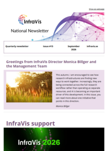 InfraVis quarterly newsletter